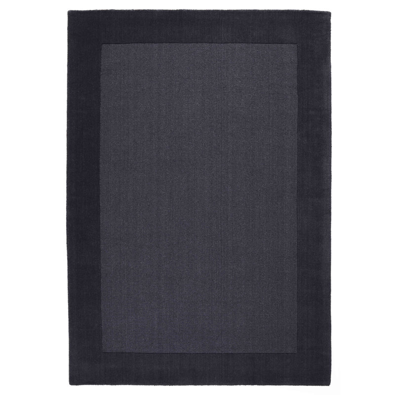 Comobabi Solid Colour Wool Hand Woven Area Rug, Rectangle 160 x 230cm