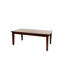 Table de salle à manger rectangulaire en bois de noyer antique
