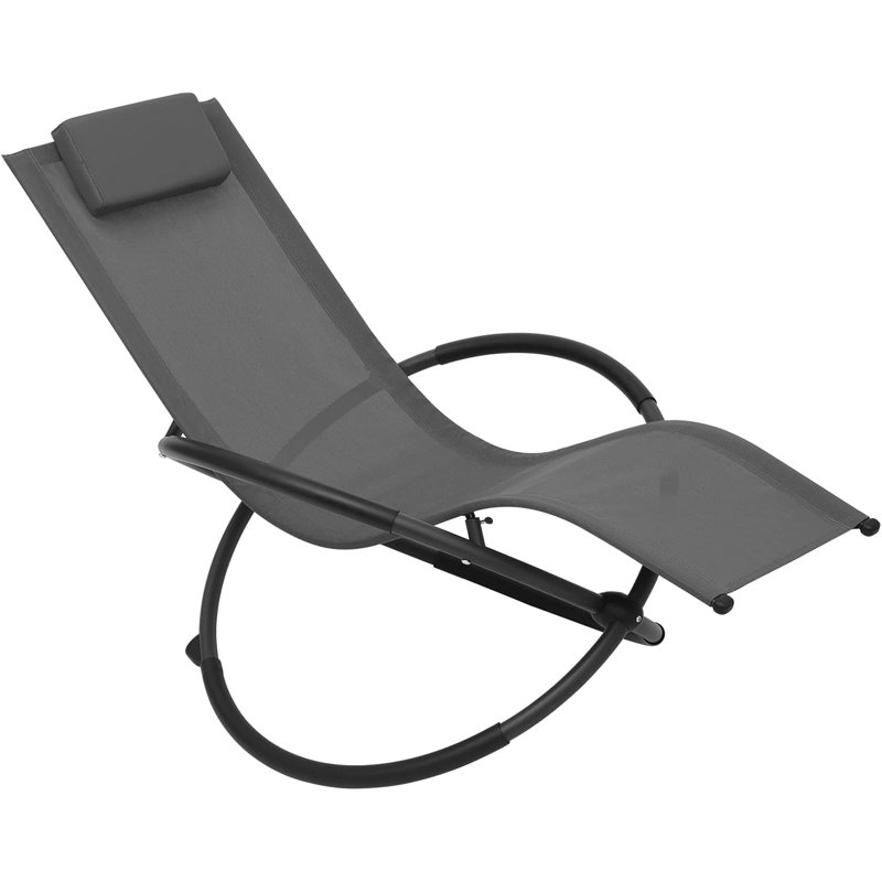 Pinkerton 152cm Long Reclining Zero Gravity, Black