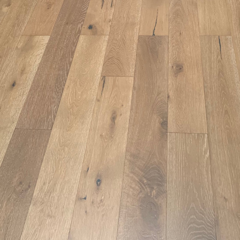 Plancher de bois franc d'ingénierie en chêne Rome de 1/2 po d'épaisseur x 7 1/2 po de largeur, Chianti