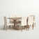 Averie 6 - Person Extendable Pine Solid Wood Solid Wood Top Trestle Dining Set