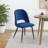 Alexavia 18'' H Velvet Upholstered Metal Side Chair-56719491