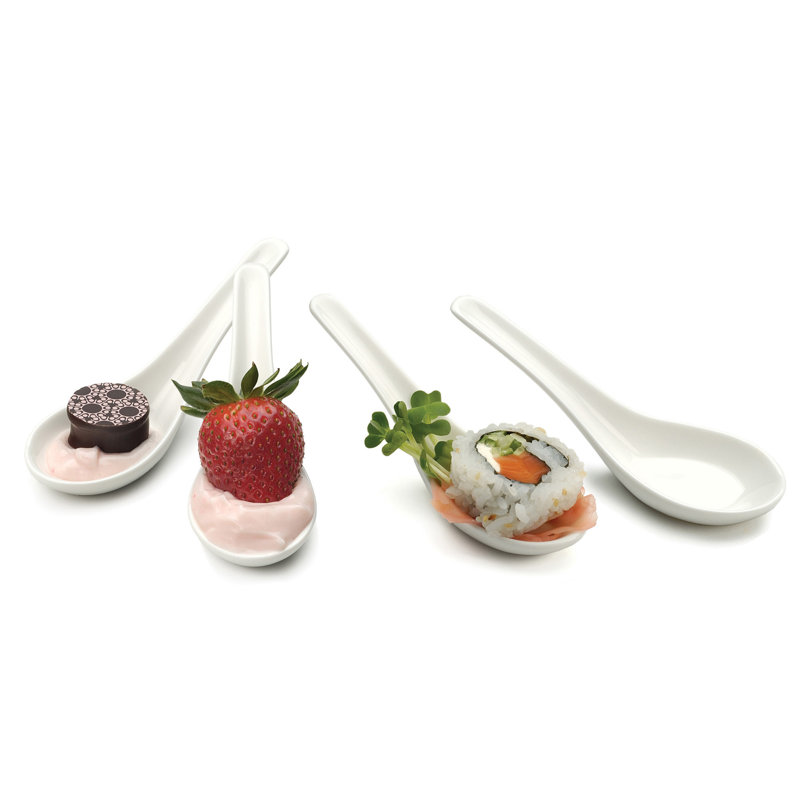 Shala Porcelain China Soup Spoon