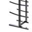 6 Bottle Open Shelving Wine Bottle Rack Black