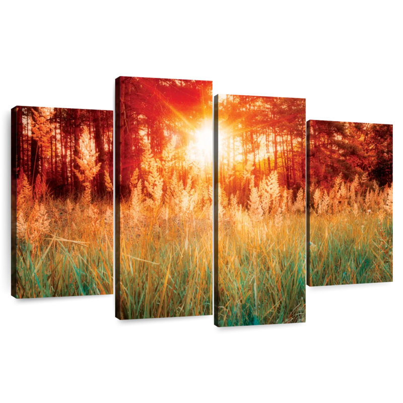 Harnek Sunset With Grass