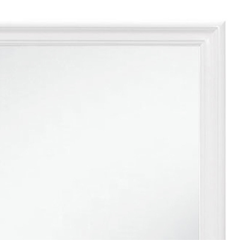 Miroir Charlston, Blanc