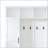 3-in-1 Farmhouse Hall Tree with Adjustable Shelves and 6 Hooks-343914467