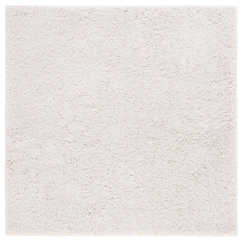Luxe Shag Hand Tufted/ Hooked Performance Solid Color Rug, Square 6'