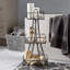 Ville Des Lumieres Metal Bathroom Shelves