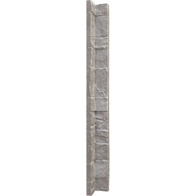 Panneau mural universel en faux coin en pierre 3 po x 48 po Universal