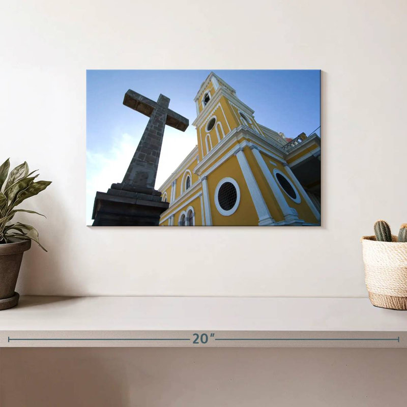 Cathédrale de Grenade, Nicaragua, H 8 po x l 12 po