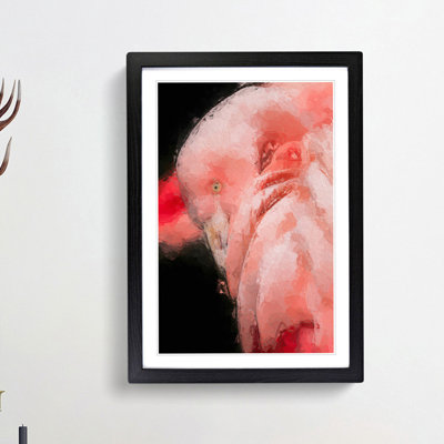 Pink Flamingo - Picture Frame Painting Print