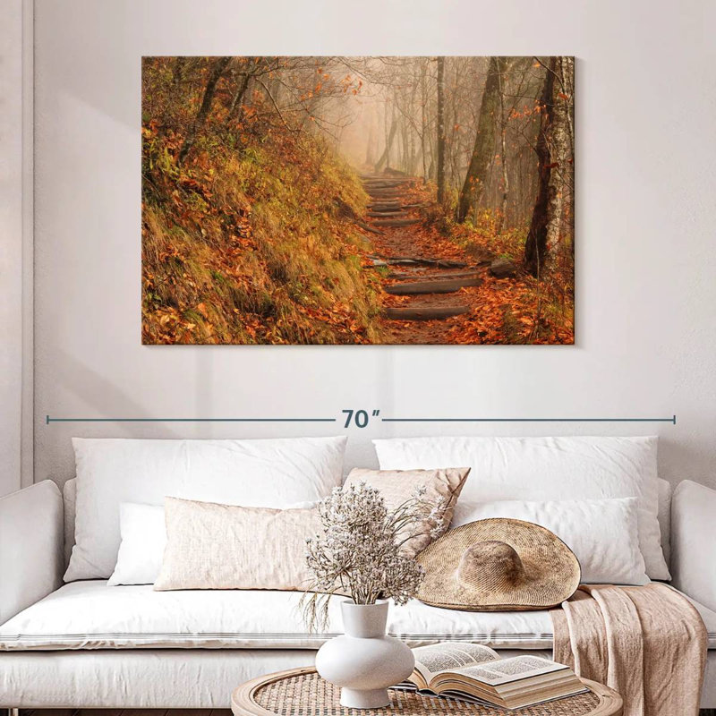 Sentier des Appalaches Alvord Misty Autumn, H 32 po x l 48 po