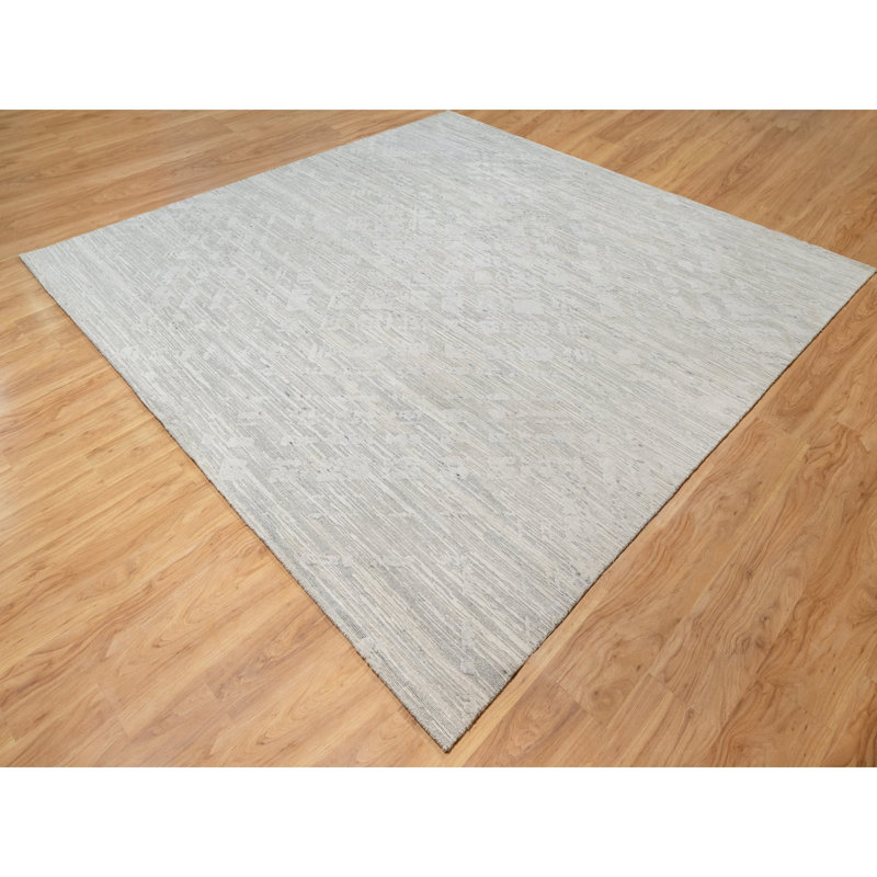 Dhilon One-of-a-Kind 10' X 10' New Age Square Wool Area Rug