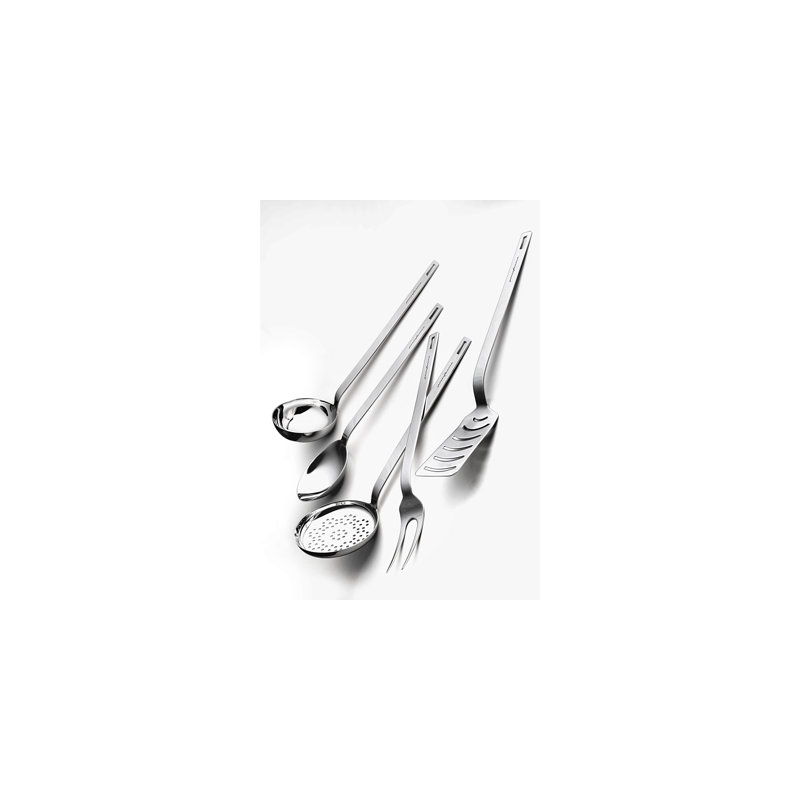Stile 5 - Piece Stainless Steel Flatware Set - Service for 1, Silver