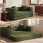Convertible Sleeper Sofa With Removable Armrests, Corduroy Fabric Sofa Couch, No Assembly Required For Living Room, Dorm, Studio-854940597-849271567