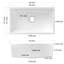 Grand évier de cuisine encastré en composite de granit blanc 30 po x 18 po, grand évier de cuisine profond, non poreux de style campagnard ou contemporain blanc