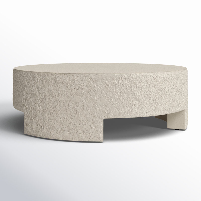 Hobart 48'' Stone Outdoor Coffee Table