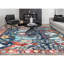 Oriental Area Rug in Red/Navy/Blue-1614680026