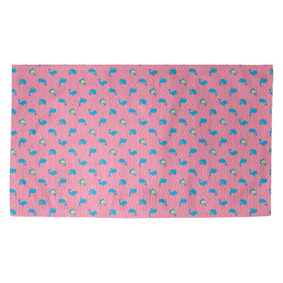 Tapis rose baleines Avicia