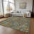 Kinslee Washable Paisley Indoor / Outdoor Rug-1530171249