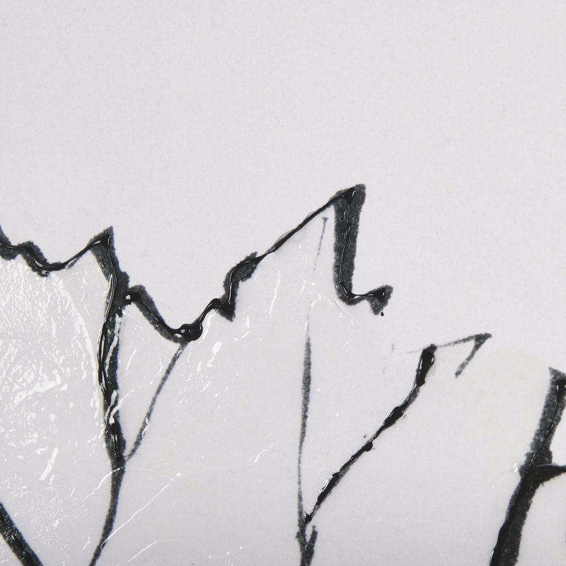 Begonia Vine (à gauche), reproduction d'art encadrée texturée matte sous verre