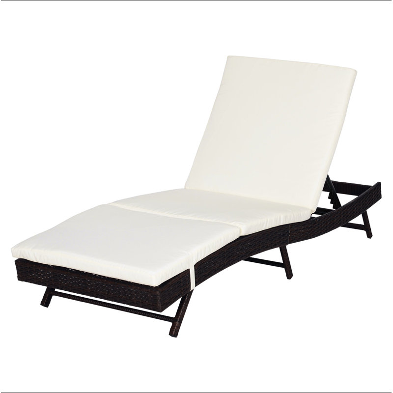 Chaise longue de patio, chaise de piscine