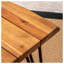 Ensemble de tables basses en bois et métal Zion