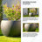 19.9", 15.7", 11.8" Diameter Round Black Concrete Indoor/Outdoor Planters (Set of 3), Black Concrete Planters Set, Modern Planter Pots, Lightweight Black Plant Pots-1693404827