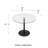 Brieonna Round with Steel Base Dining Table