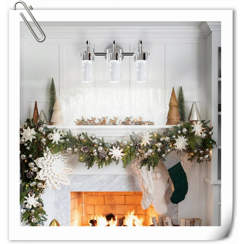 3 - Light LED Vanity Light, Gold