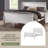 Classic White Sleigh King Bed