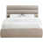 Tissu chenille beige