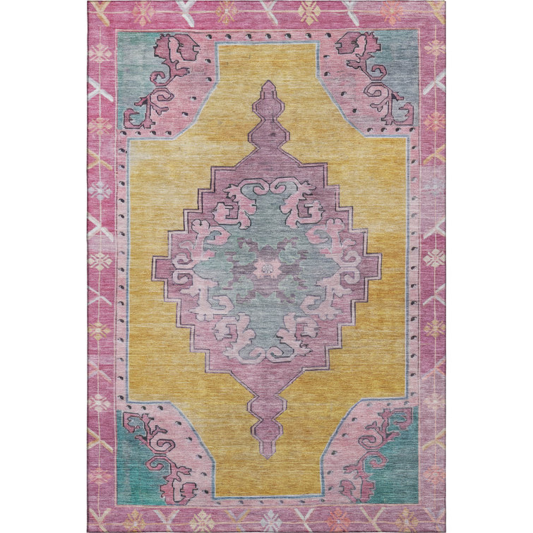 Premium Machine Washable Lubbers AMF1731 Global Rug