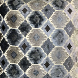 Geometric Cut Velvet | Gretty Fabric_GRETTY