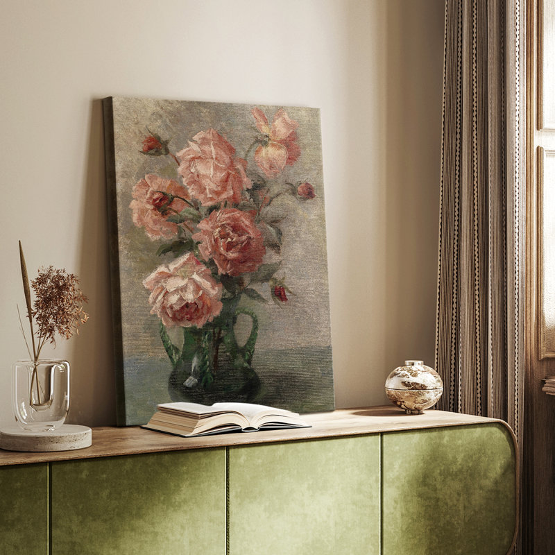 «Vintage Floral Print», cccxlix, galerie sur mesure, H 60 po x l 40 po