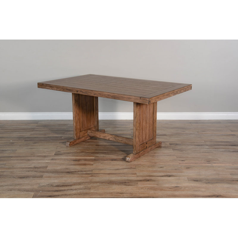 Edenbridge Mahogany Solid Wood Dining Table, Buckskin