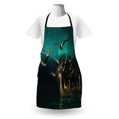 No Pattern Bib Apron