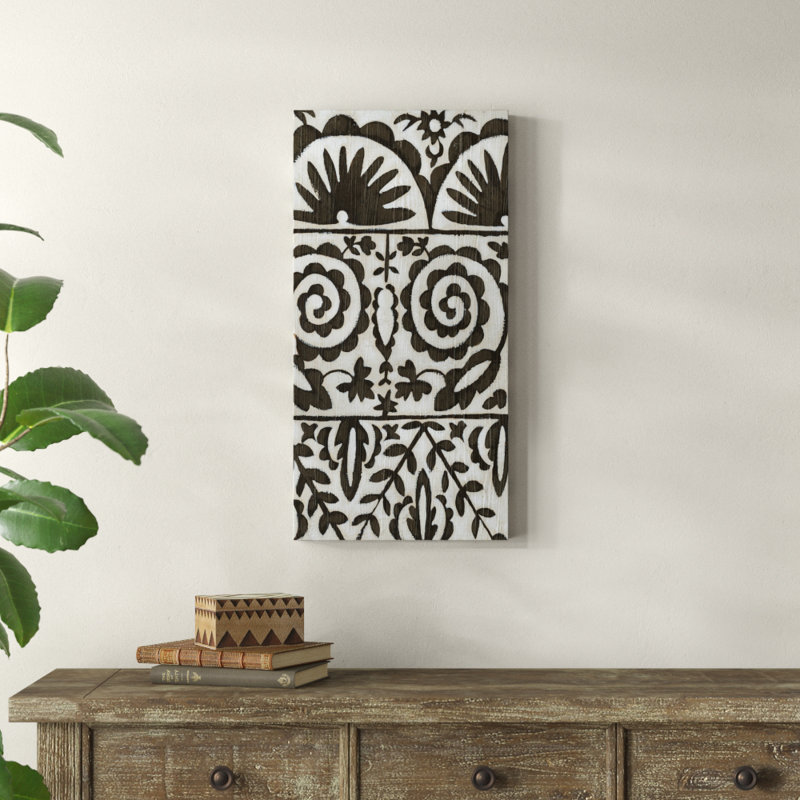 « flamenco pattern i », peinture sur toile tendue, H 19 po x l 10 po x P 2 po
