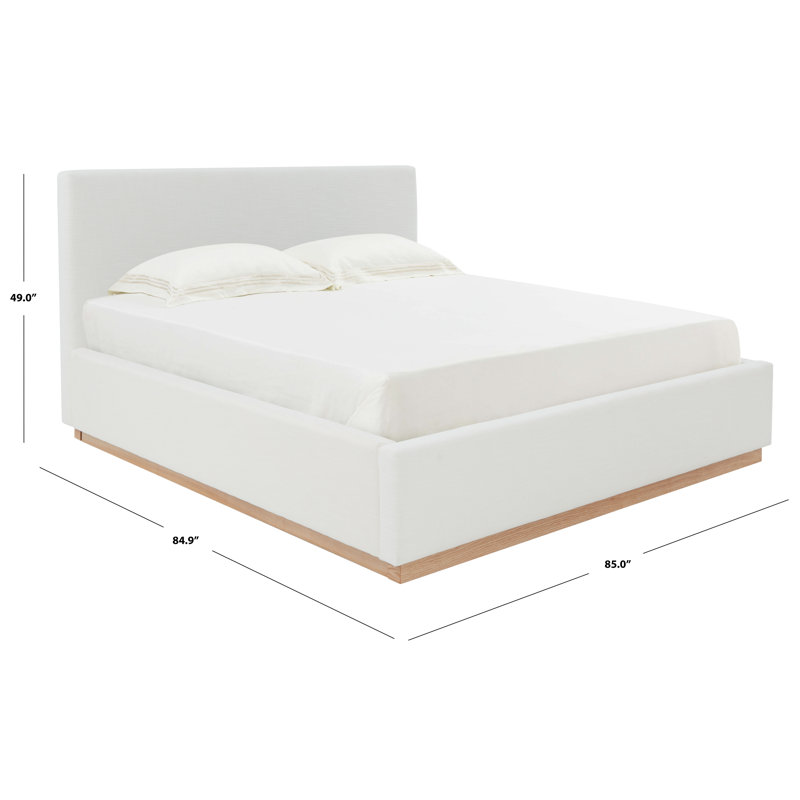 Pippin Chenille Bed , King, White