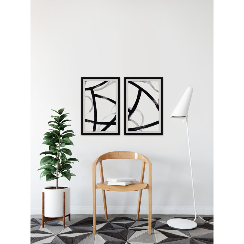 Diptyque sur les enroulements, H 36 po x l 24 po
