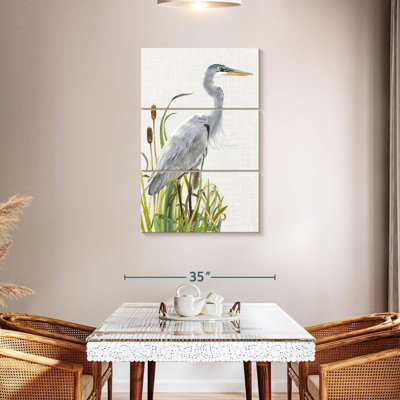 Brampt Waterbirds And Cattails I