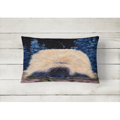Starry Night Outdoor Reversible Throw Pillow