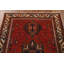 Tapis de couloir géométrique motif persan Heriz noué à la main 4 x 11