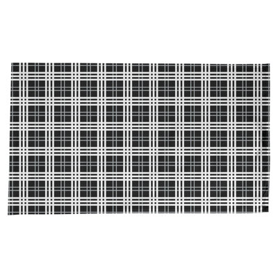 Plaid Cotton Blend Tablecloth