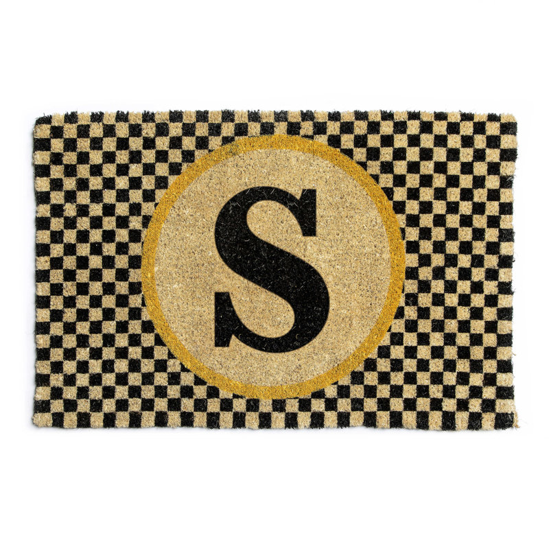 Monogrammed Entrance Mat, S