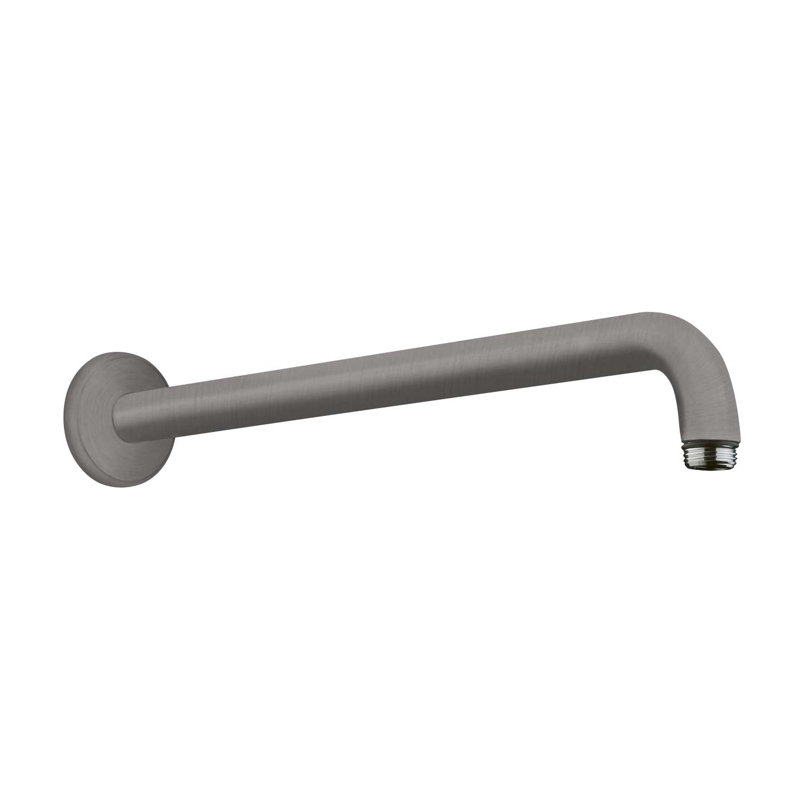 Bras de douche Hansgrohe Raindance 15 pouces, Chrome poli noir