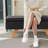 Rafa Vegan Modern Faux Leather Storage Bench with Hinged Lid, Upholstered Entryway Ottoman Bench, Black End of Bed Bench for Bedroom, Living Room, Entry Way, Hallway