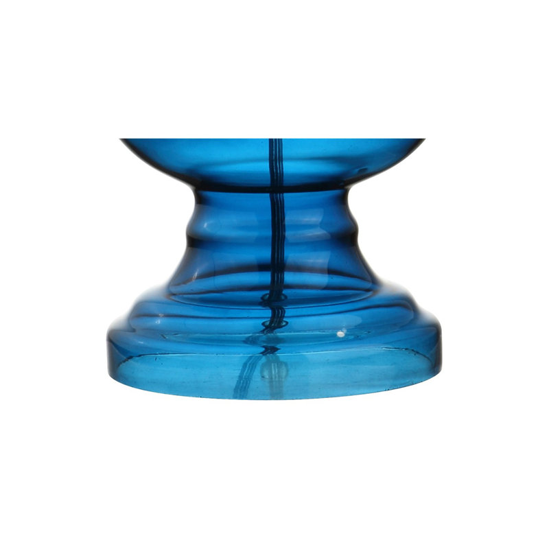 Keesler Glass Table Lamp, Night Blue