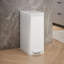 13-Gallon Stainless Steel Slim Step Trash Can With Bifold Lid-1462412723